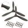 Drone Accessories Drone Propellers 8060 9060 1060 1170 Efficient 3 Blades Propeller Spinner 1/2/4PCS Three Blade Prop RC Airplane Wholesale New Replaceable (Color : 2PCS 1060) view 1