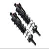 Aluminum Front L-Shape Piggy Back Adjustable Spring Dampers 128mm For Traxxas 1/8 4WD Sledge Monster Truck 95076-4 - 2Pc Set Black view 1