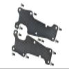 Carbon Fiber Dust-Proof Front Suspension Arm Protection Plate Cover For Traxxas 1/8 4WD Sledge Monster Truck 95076-4 - 14Pc Set Black view 1