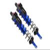 Aluminum Rear L-Shape Piggy Back Adjustable Spring Dampers 143mm For Traxxas 1/8 4WD Sledge Monster Truck 95076-4 - 2Pc Set Blue view 1