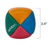 3 Pc Juggling Balls Kit - Light Weight Juggling balls for Beginners & Professional, 3 Ball Juggling Set Great for Kids & Adults Professional to Learn Juggle Skill - Colorful 4 Panel Design view 2