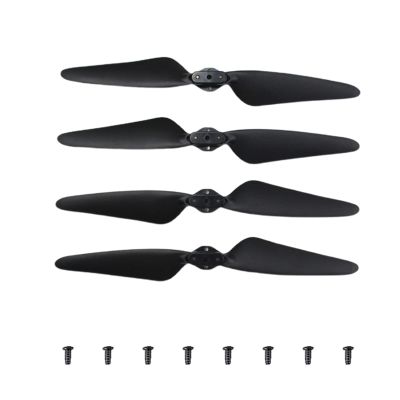 Altsuceser 4Pcs Drone Propellers with Screws - SG906Pro PRO2 MAX Drone Blade - High Precision Universal 19cm Length Original Replacement Propeller Blades Black