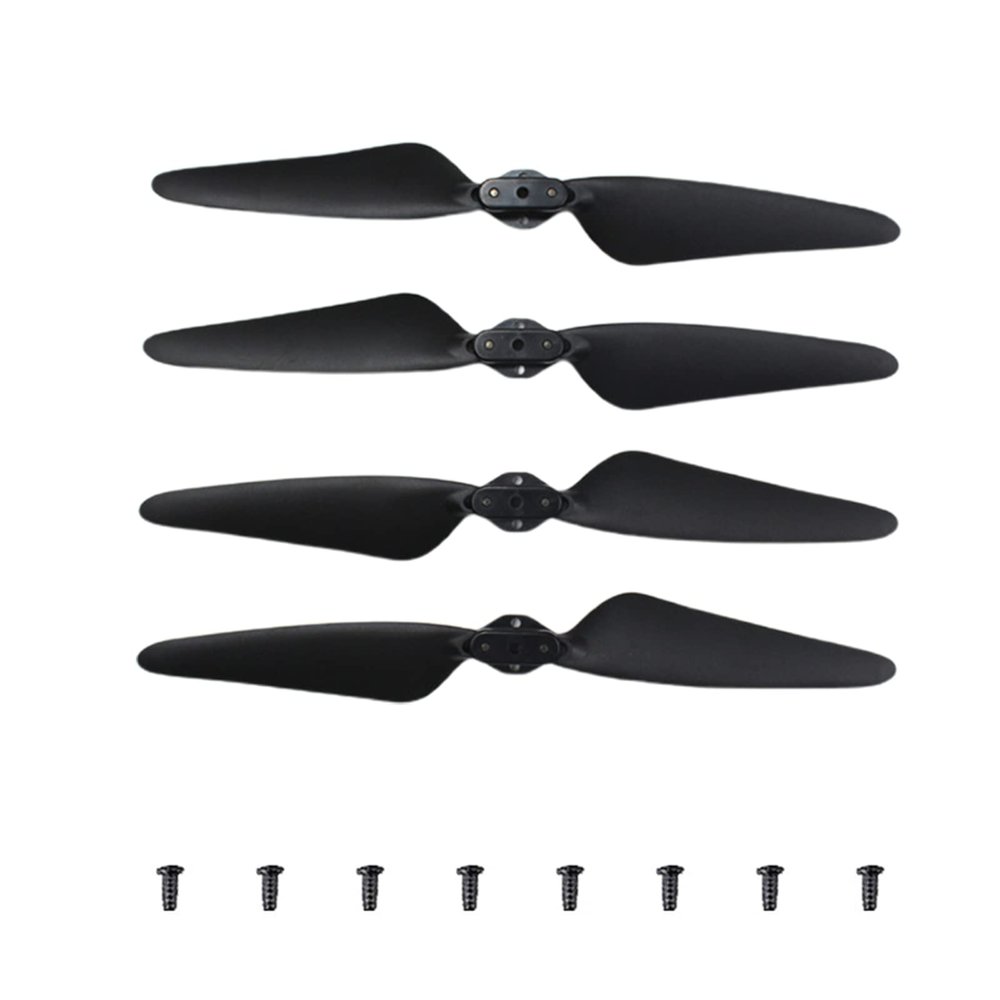 Altsuceser 4Pcs Drone Propellers with Screws - SG906Pro PRO2 MAX Drone Blade - High Precision Universal 19cm Length Original Replacement Propeller Blades Black