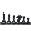 Hastha Kalalu | Copenhagen Staunton Triple Weighted Luxury Chess Pieces 4.5" King (Ebony Wood: Boxwood) view 2