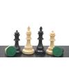 Hastha Kalalu | Copenhagen Staunton Triple Weighted Luxury Chess Pieces 4.5" King (Ebony Wood: Boxwood) view 4