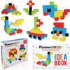 PicassoTiles Magnetic Puzzle Cube 400pcs + 50 pcs + 60pcs, Mix & Match Cubes Sensory Toys STEAM Education Learning Building Block, w/Free Ideabook, Magnets Construction Toy Set Stacking Magnet Kit view 1