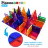 PicassoTiles Large Stabilizer + 60pcs Magnet Tile + Action Figures, Supersized 4pc Large Stabilizer Base Jumbo XL Plate Foundation, 4 Family Add-on STEM Learning Pretend Playset Magnet Expansion Pack view 4