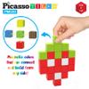 PicassoTiles Magnetic Puzzle Cube 60pcs + 101pcs, Black and White Magnet Construction Building Block Set, Free Ideabook with 50 Ideas Included, Free Ideabook with 53 Ideas for Children Boy Girl Age 3+ view 3