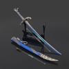 Chewmeter Elden Ring 4 Main Samurai Kanata Replica Sword Moonveil Dragonscale Blade Rivers of Blood Uchigatana Action Figures Toys Collection Gift Party Supplies Desk Decoration Backpack Pendant Gift view 3