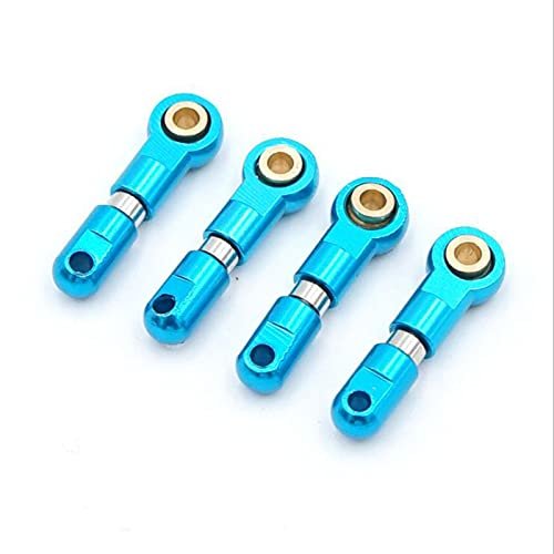 4pcs Upgraded Metal Parts Upper Swing Arm for Wltoys P929 P939 K969 K979 K989 K999 1/28 RC Car ( Color : Blue )