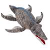 AULUDA Dinosaur Plush Toy, Mosasaurus Stuffed Animal Throw Plushie Pillow Doll, Soft Grey Fluffy Friend Hugging Cushion - Present for Every Age & Occasion view 1