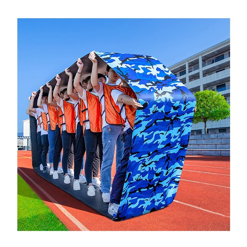 4-20M Teamwork Game Rolling Run Mat for Adult Kids, Field Day Outdoor Carnival Activities Fun Competition Games (Size : Adult-8M)