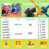 2 PCS Teamwork Games Playing Run Mat, Kids Adults Teamwork Gymnastics Games Group Learning Activities Sports Equipment (Size : Kids-4M) view 3