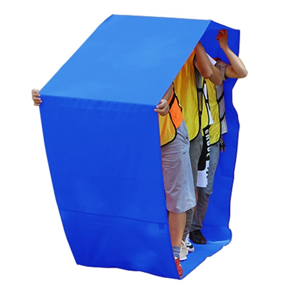 Teamwork Game Running Mat for Adult Kids, Group Coordination Cooperative Play Running Mat for 2-18 People, Easy to Carry (Size : Kids-4M)