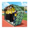Field Day Teamwork Game Running Mat, Kids Adult Outdoor Backyard Party Game Rolling Run Mat, Green (Size : Adult-6M) view 1