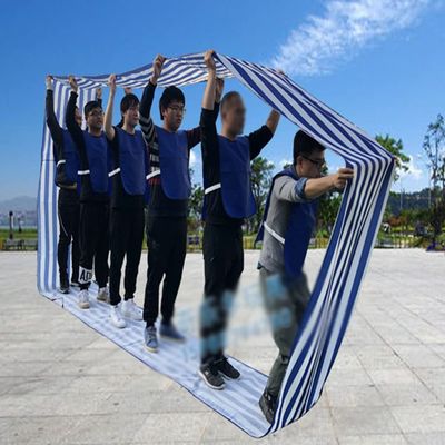 1 PCS Field Day Teamwork Game Running Mat, Kids Adult Teamwork Group Learning Game Activity Equipment for 2-18 People (Size : Adult-6M)