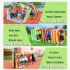 1 PCS Field Day Teamwork Game Running Mat, Kids Adult Teamwork Group Learning Game Activity Equipment for 2-18 People (Size : Adult-6M) view 4