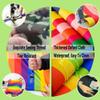Teamwork Game Running Mat, Suitable for Adults Children Family Games Outdoor Activities Birthday Party Fun Games, for 2-18 People (Size : Adult-20M) view 4