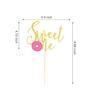 Arthsdite Donut Sweet One Cake Topper, One Cake Topper, 1st Birthday Girl Gold Pink First Birthday Cake Decor, Girl Sweet One Donut Birthday Party Decorations view 2