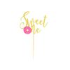 Arthsdite Donut Sweet One Cake Topper, One Cake Topper, 1st Birthday Girl Gold Pink First Birthday Cake Decor, Girl Sweet One Donut Birthday Party Decorations view 3