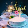 Arthsdite Donut Sweet One Cake Topper, One Cake Topper, 1st Birthday Girl Gold Pink First Birthday Cake Decor, Girl Sweet One Donut Birthday Party Decorations view 4