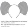 5 Pieces Elephant Costume Set Elephant Ears Headband Nose Tail Bow Tie Tutu Skirt Animal Fancy Dress Costume Kit Party Accessories for Halloween,Birthday,Christmas,Cosplay Dress Up Party Decorations view 3