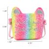 Mibasies Purse for Little Girls Dress Up Jewelry Pretend Play Kids Accessories Gifts Presents (Pink Rainbow1) view 4