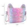 Mibasies Purse for Little Girls Dress Up Jewelry Pretend Play Kids Accessories Gifts Presents (Pink Purple Rainbow1) view 4