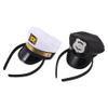 FOMIYES 2Pcs Captain Yacht Hat Headbands Hat Halloween Cosplay Navy for Nautical Costume Accessory Dressing up Party Role Play view 4