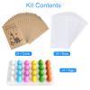Dinosaur Party Favors Funny Mini Dinosaur Toys Dinosaur Birthday Party Supplies 24 Pack Dino Eggs and 24 Hatching Card Bulk Gifts Novelty Birthday Party Decorations for Kids Boys Girls Toddler view 2