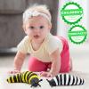 Cevioce Fidget Slug Toy, Sensory Slug Fidget Toy for Kids & Adults, 2 PCS Cute 3D Articulated Sensory Toys - Can Be Spliced, SafeExercise Wrist Strength & Stress Relief, Great Gift for ADHD Autism B view 2
