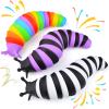 Cevioce Fidget Slug Toy 3Pcs Autism Sensory Toys for Autistic Children Toddler - Valentines Day Gifts for Kids Girls Boys Airplane Car Travel Essential Toys Slug Fidget Toys for Kids & Adults view 1