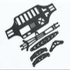GTBRacing TT01 Pure Carbon Chassis Frame Plate Kit/Upper Deck RC Parts for Tamiya TT-01 view 1