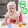 Cevioce Fidget Slug Toy, Sensory Slug Fidget Toy for Kids & Adults, 2 PCS Cute 3D Articulated Sensory Toys - Can Be Spliced, SafeExercise Wrist Strength & Stress Relief, Great Gift for ADHD Autism A view 2