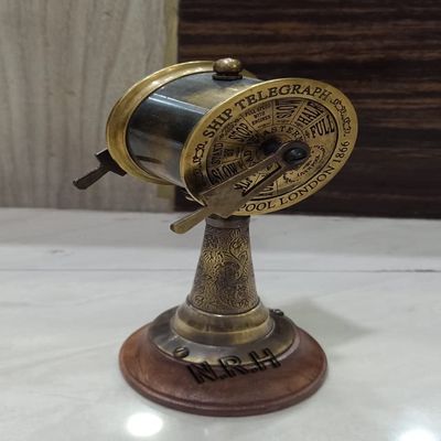 Brass Maritime Ships EOT 6 Inches Engine Order Telegraph Chadburn Nautical and Collectible Gift Item Shiny Brass Finish