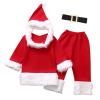 Belt Toddler Girls Santa Pants Outfits Set Tops Christmas Hat Baby Boys Summer Boy (Red, 5-6 Years) view 3