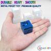 Fidget Spinner Toys Cube Adults, Easter Basket Stuffers for Teens Metal EDC Cool Desk Gadgets Office Toys Small Anxiety Figette Sensory Toy, ADHD Tool Fingears Figet Stress Valentine Gift for Boys view 3