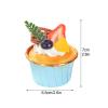 Firlar 6 Pcs Fake Cupcake Model, Artificial Fruit Cake Fake Simulation Realistic Food, Faux Cakes Simulation Realistic Cupcake Bread Dessert,Simulation Realistic Muffin Bread Dessert Home Party Decor view 3