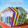Teamwork Game Running mat, Wild Day Outdoor Carnival Activities Fun Games Oxford Cloth Runway, with Storage Bag (Size : Adult-6M) view 2