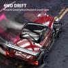 GoolRC RC Drift Car 1:16 Scale 4WD 35KM/H High Speed Remote Control Cars, Full Proportional RTR 2.4GHz RC Racing Car with LED Lights Drifting Tire Racing Sport Toy Car for Teens and Adults view 2