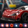 GoolRC RC Drift Car 1:16 Scale 4WD 35KM/H High Speed Remote Control Cars, Full Proportional RTR 2.4GHz RC Racing Car with LED Lights Drifting Tire Racing Sport Toy Car for Teens and Adults view 3