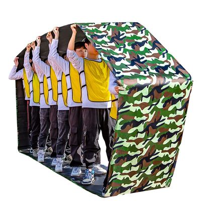 Adult Kids Teamwork Game Running Mat, Outdoor Group Activities Fun Games Oxford Cloth Track, with Storage Bag (Size : Kids-8M)
