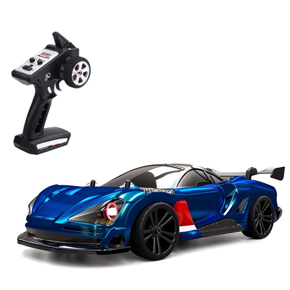 GoolRC RC Drift Car 1:16 Scale 4WD 35KM/H High Speed Remote Control Cars, Full Proportional RTR 2.4GHz RC Racing Car with LED Lights Drifting Tire Racing Sport Toy Car for Teens and Adults