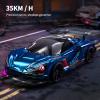 GoolRC RC Drift Car 1:16 Scale 4WD 35KM/H High Speed Remote Control Cars, Full Proportional RTR 2.4GHz RC Racing Car with LED Lights Drifting Tire Racing Sport Toy Car for Teens and Adults view 3