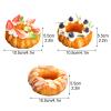 Firlar 3 Pcs Simulation Donut Fake Cake Doughnut, Artificial Fruit Cake Fake Simulation Realistic Food, Faux Cakes Simulation Realistic Cupcake Bread Dessert, Muffin Bread Dessert Home Party Decor view 2