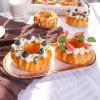 Firlar 3 Pcs Simulation Donut Fake Cake Doughnut, Artificial Fruit Cake Fake Simulation Realistic Food, Faux Cakes Simulation Realistic Cupcake Bread Dessert, Muffin Bread Dessert Home Party Decor view 4