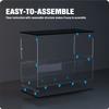 Nifeliz Acrylic Display Box for Scale 1:8 Big Model Cars, Building Toy Car Organizer and Storage, Gifts for Large Car Model Colle ctors (25.2Lx13WX10.4H in) view 3