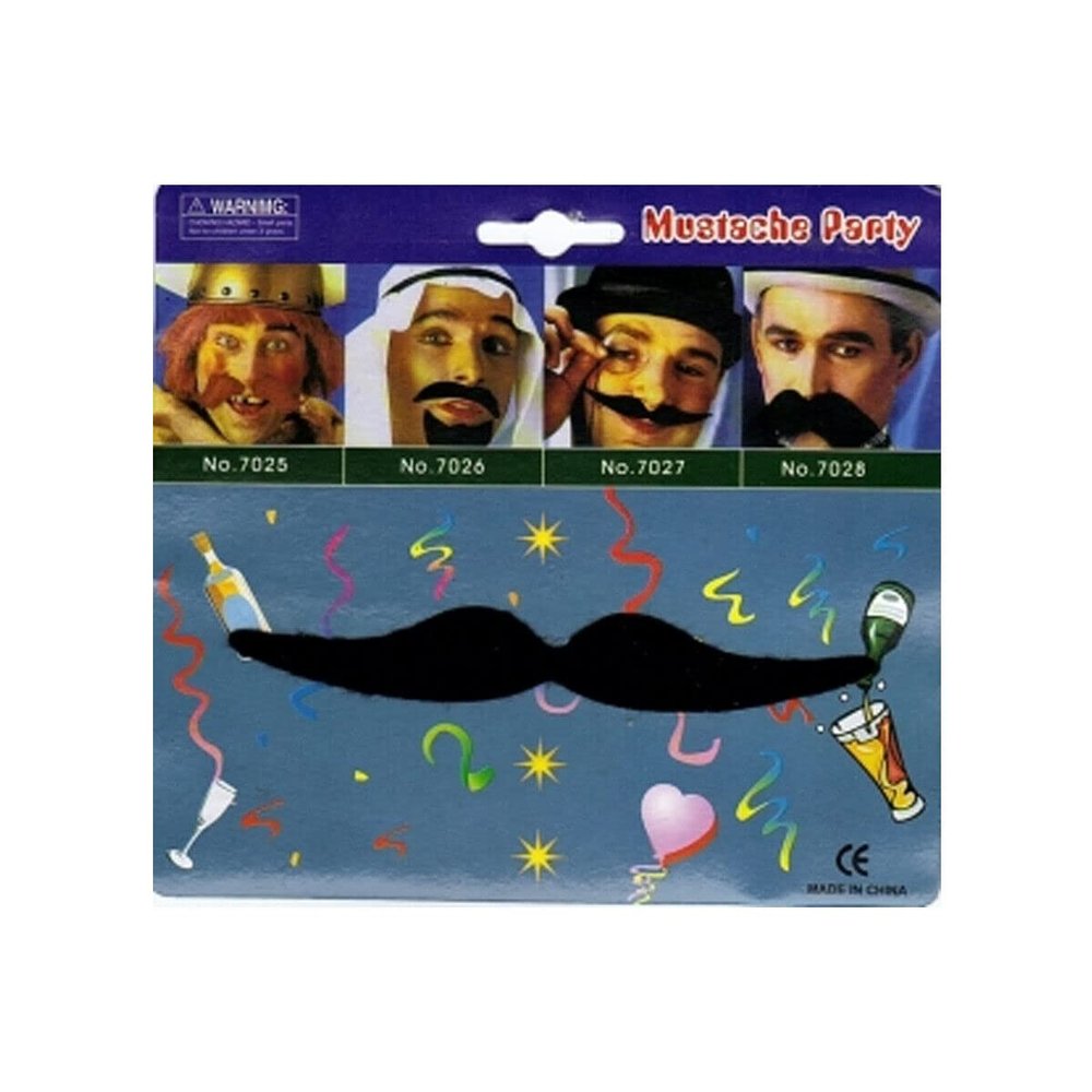 21Fashion Adults Self Adhesive Fake Moustache Mens Fancy Dress Masquerade Party Supplies Accessory