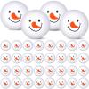 Kasyat 36 Pcs Christmas Stress Ball Snowman Stress Relief Toys Cute Snowflake Christmas Party Favors for Party Bag Filler Stocking Stuffers Gifts Suitable for Ages Above 3(Snowman) view 1