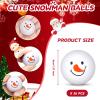 Kasyat 36 Pcs Christmas Stress Ball Snowman Stress Relief Toys Cute Snowflake Christmas Party Favors for Party Bag Filler Stocking Stuffers Gifts Suitable for Ages Above 3(Snowman) view 2